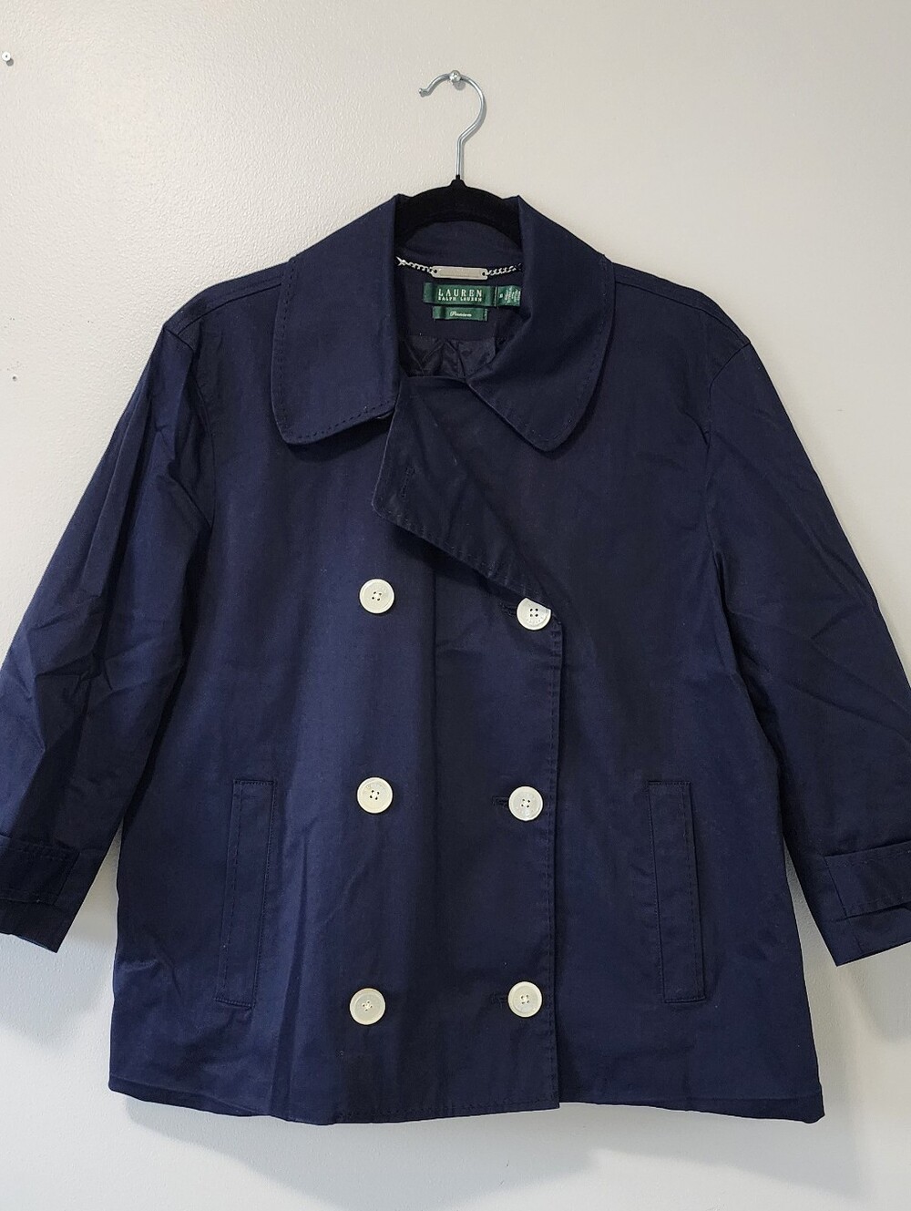 Lauren Ralph Lauren Premium Navy Double Breasted Jacket XL